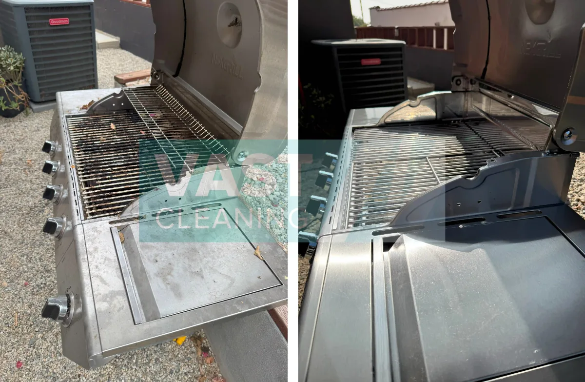 Patio cleaning results — outdoor space refreshed